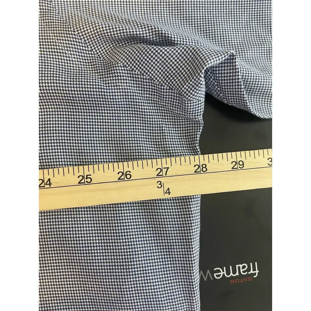 Ralph Lauren Men's 17-35 Navy White Check Cotton Yarmouth XL Button Down Classic